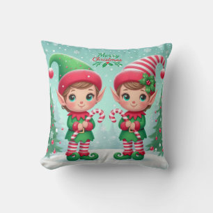 Cojín Decorativo Los elfos de los Navidades