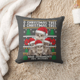 Cojín Decorativo Los gatos Navidades Shirny Ornaments Familia Pajam