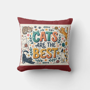 Cojín Decorativo Los Gatos Son los Mejores