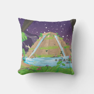 Cojín Decorativo Los jardines colgantes de Babilonia