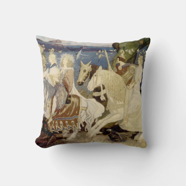 Cojín Decorativo Los jinetes del Sidhe (Anverso)