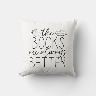 Cojín Decorativo Los libros siempre son mejores