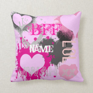 Cojín Decorativo Los mejores amigos del BFF personalizado siempre r