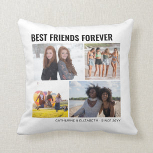 Cojín Decorativo Los mejores amigos modernos para 4 nombres de Coll