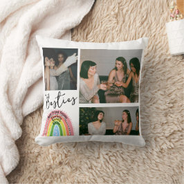 Cojín Decorativo Los mejores amigos para siempre Bestie Collage de 