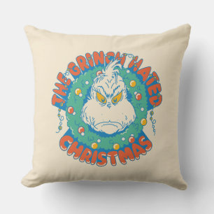 Cojín Decorativo Los Navidades odiados por Grinch