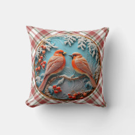 Cojín Decorativo Los Navidades Plantaron Aves.