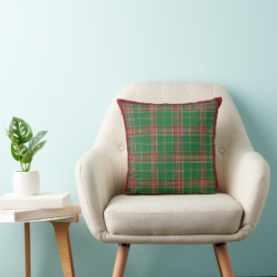 Cojín Decorativo Los navidades rojaron el verde rojo