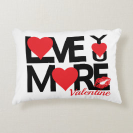 Cojín Decorativo Los negros y los rojos te aman más