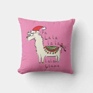 Cojín Decorativo Los niños de los Navidades de Llama son graciosos