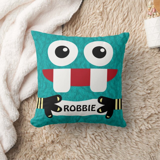 Cojín Decorativo Los niños pequeños monstruos personalizados (Manta)