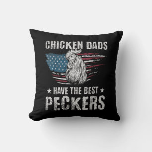 Cojín Decorativo Los Padres De Pollo Tienen Los Mejores Peckers De