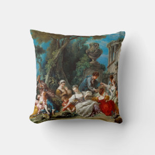 Cojín Decorativo Los pajareros por Francois Boucher