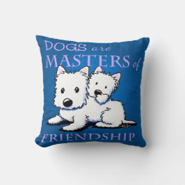 Cojín Decorativo LOS PERROS SON... Amistad KiniArt Pillow