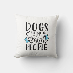 Cojín Decorativo Los perros son mi gente favorita