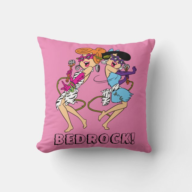 Cojín Decorativo Los Picapiedra | Estrellas Wilma & Betty Rock (Anverso)