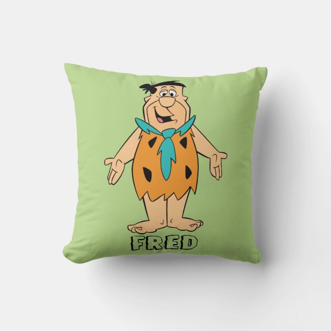 Cojín Decorativo Los Picapiedra | Fred Flintstone (Anverso)