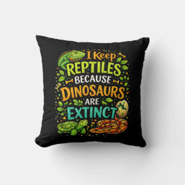 Cojín Decorativo Los reptiles mandan