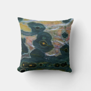 Cojín Decorativo Losa de Jasper Oceánico