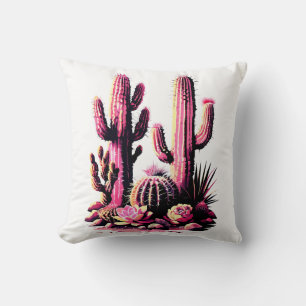 Cojín Decorativo Lote Cacti Rosa
