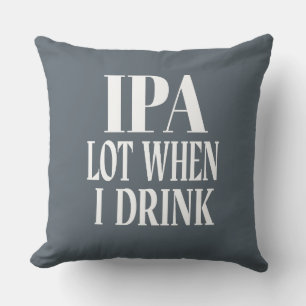 Cojín Decorativo Lote De IPA Cuando Bebí