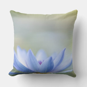 Cojín Decorativo Loto azul elegante