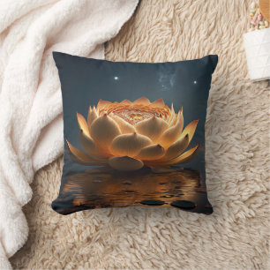 Cojín Decorativo Loto elegante y hermoso, Zen