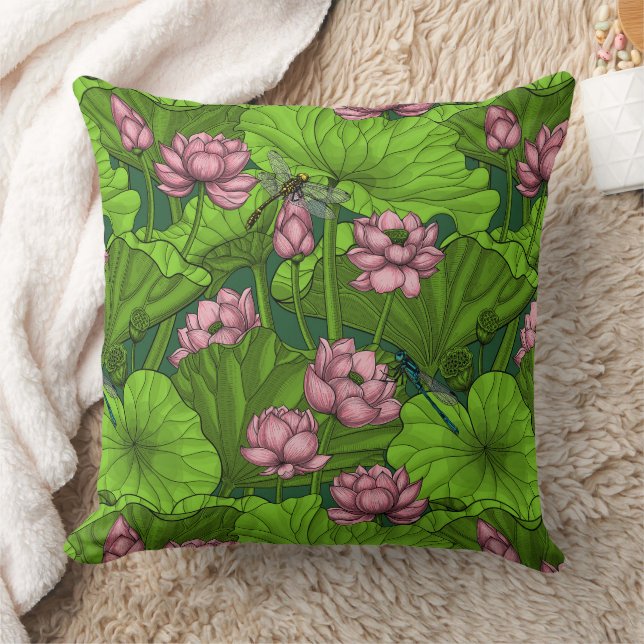 Cojín Decorativo Loto jardín (Manta)