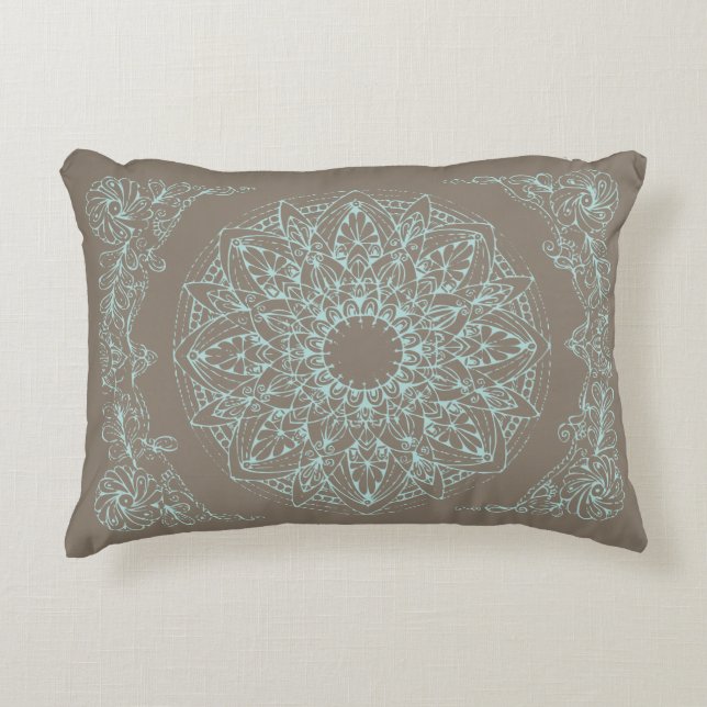 Cojín Decorativo Lotus En La Playa - Pillow (Anverso)