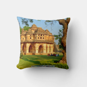 Cojín Decorativo Lotus Mahal, Vijayanagara, India