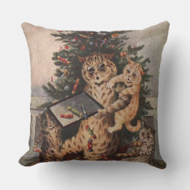 Cojín Decorativo Louis Wain Christmas Time in Catland 