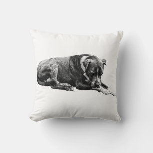 Cojín Decorativo Lounge Sombreado Perro Pillow