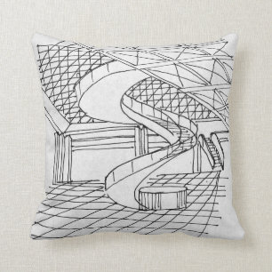 Cojín Decorativo Louvre bajo la pirámide  París, Francia