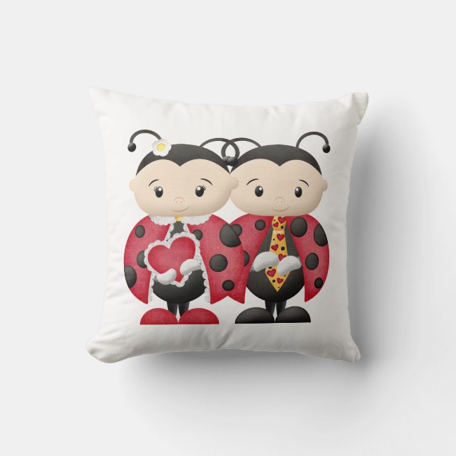 Cojín Decorativo Love Bug Couple 1 - Pillow (Anverso)