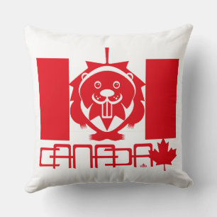 Cojín Decorativo  LOVE Castor/ Maple Bandera Canada by Masanser