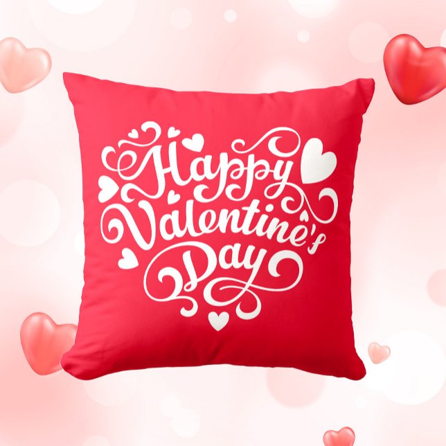 Cojín Decorativo Love El día de San Valentín Red (Subido por el creador)