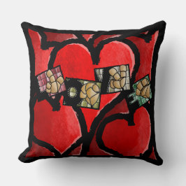 Cojín Decorativo LOVE in Gebärdensprache – Herz Kissen