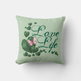 Cojín Decorativo Love life throw pillow