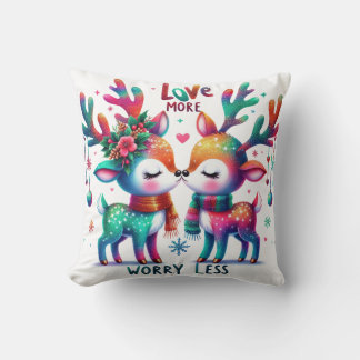 Cojín Decorativo Love More - Worry Less