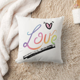 Cojín Decorativo Love Multi-Couleurs