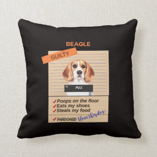 Cojín Decorativo Love My Beagle Despite Bad Habits                 
