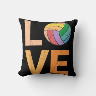 Cojín Decorativo Love Volleyball Best Fun Birthday Present for Girl