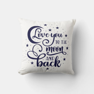 Cojín Decorativo Love You to the Moon and Back