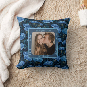Cojín Decorativo Lovebird Personalizado 25 AniversarioLanza Pillow