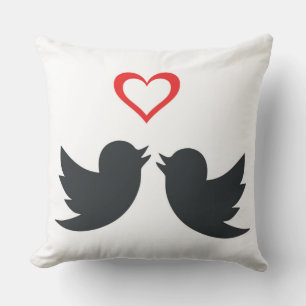 COJÍN DECORATIVO LOVEBIRDS