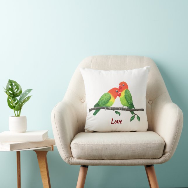 Cojín decorativo Lovebirds (Silla)