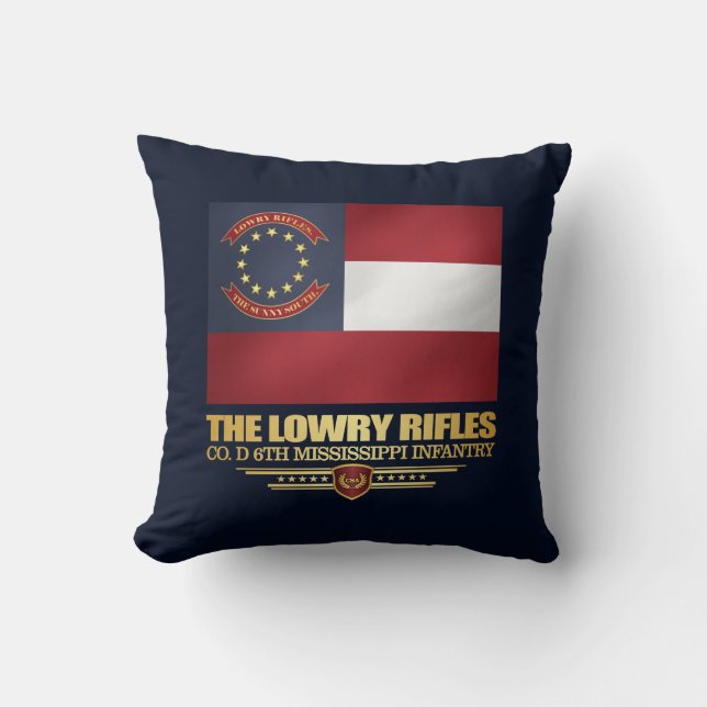 Cojín Decorativo Lowry Rifles (Anverso)