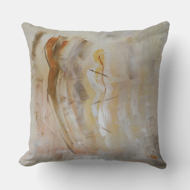 Cojín Decorativo 'Luces aisladas' por Ramona Walach (Anverso)