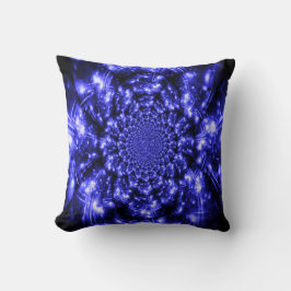 Cojín Decorativo Luces Azules Brillantes