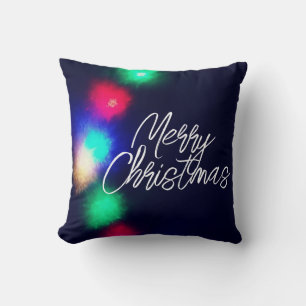 Cojín Decorativo Luces navideñas de Feliz